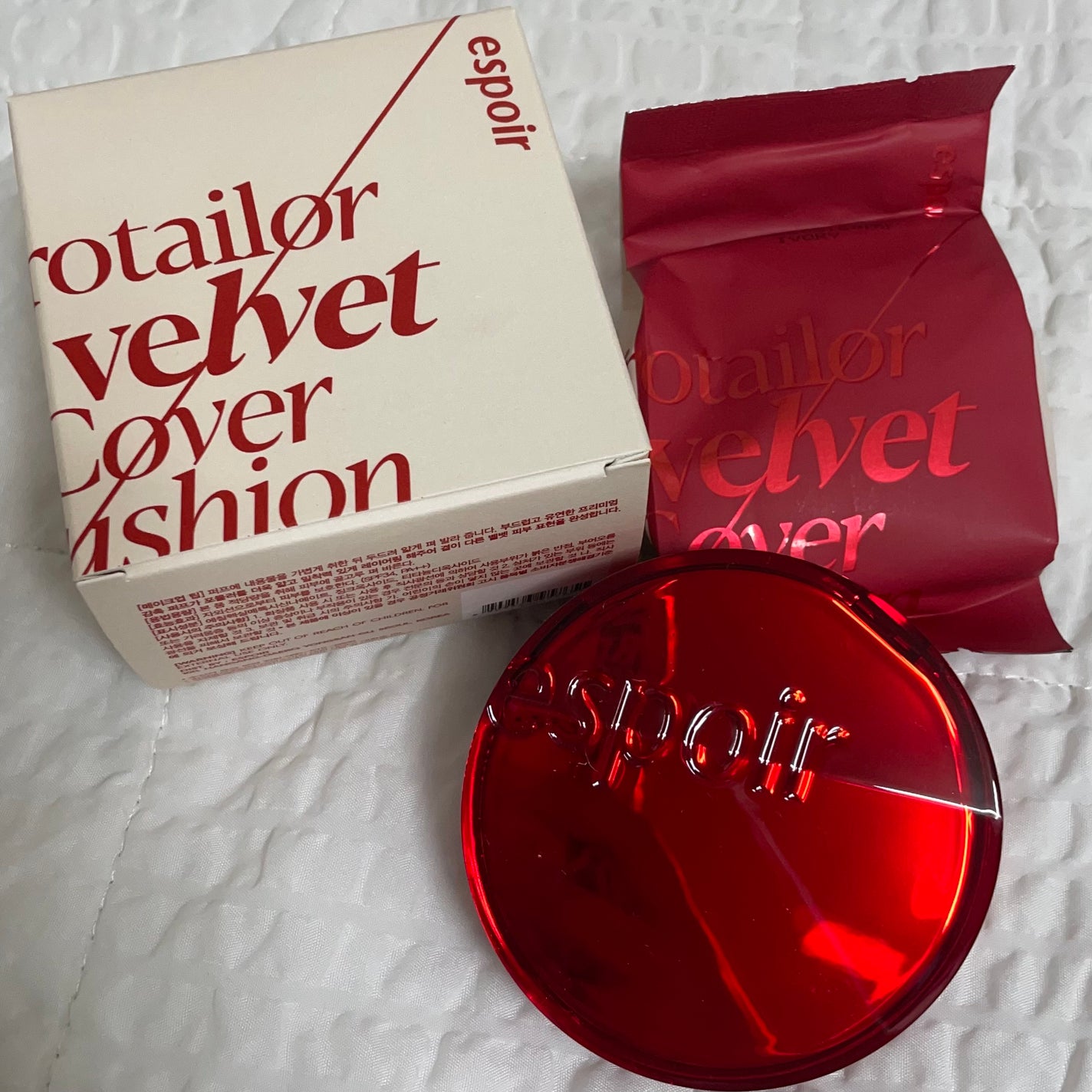 プロテーラービーベルベットカバークッション/espoir/クッションファンデーションを使ったクチコミ(1枚目)