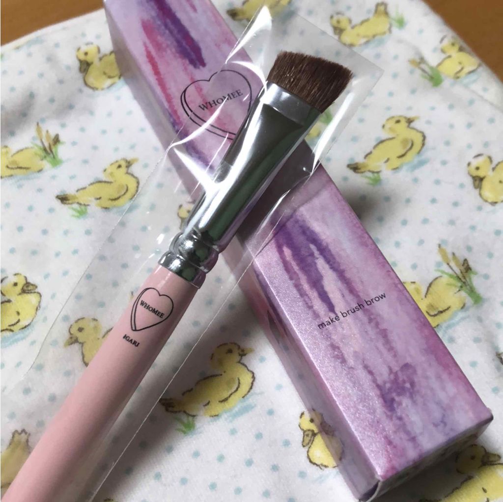 フーミー アイブロウブラシ 熊野筆/WHOMEE/メイクブラシを使ったクチコミ(2枚目)