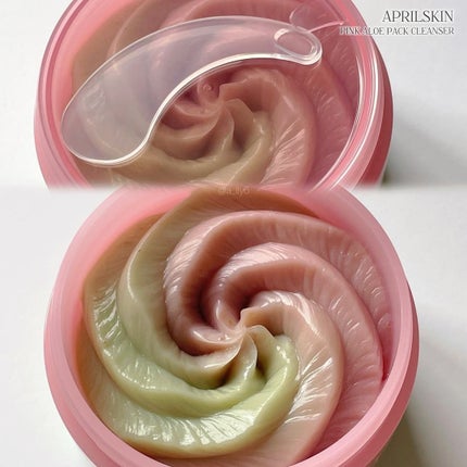 ピンクアロエメレンゲクレンザー/APRILSKIN/その他洗顔料を使ったクチコミ(3枚目)