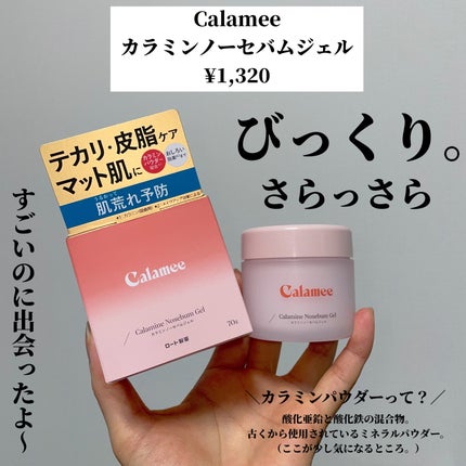 カラミー カラミンノーセバムジェル/Calamee/フェイスクリームを使ったクチコミ(2枚目)