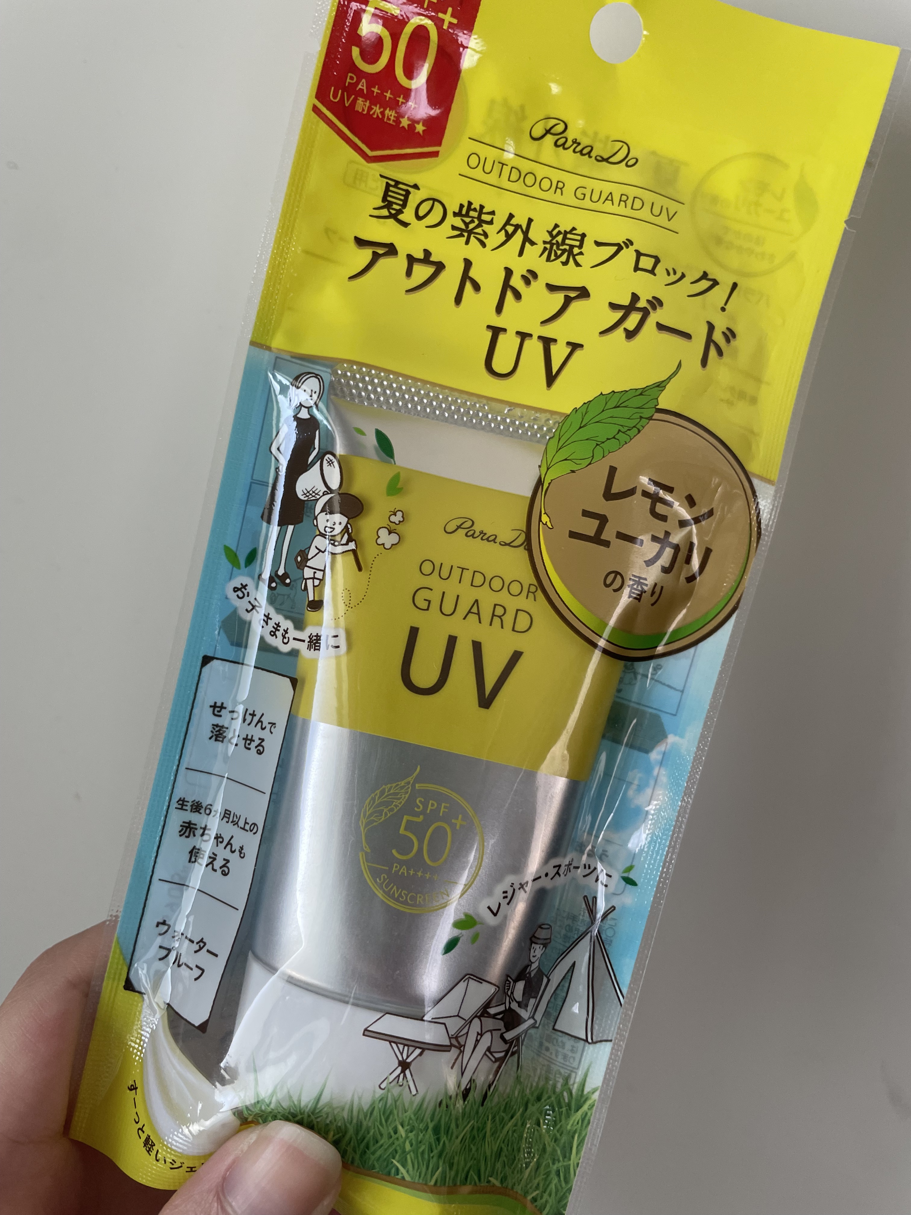 アウトドアガードUV/パラドゥ/日焼け止め・UVケアを使ったクチコミ（1枚目）