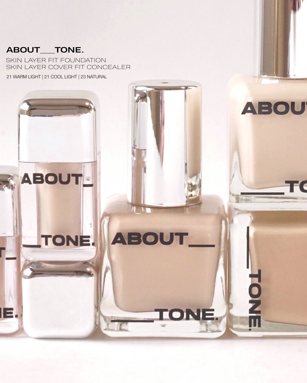 スキンレイヤーフィットファンデーション/ABOUT TONE/リキッドファンデーションを使ったクチコミ（1枚目）