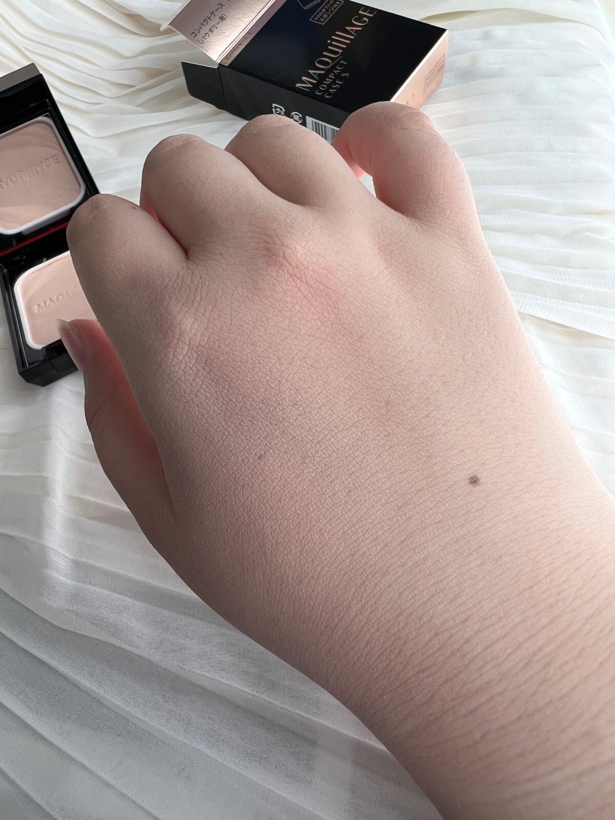 ドラマティックパウダリー EX/マキアージュ/パウダーファンデーションを使ったクチコミ(7枚目)