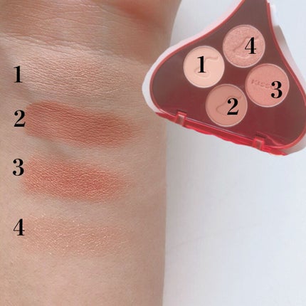 キスチョコレート プレイカラーアイズ/ETUDE/アイシャドウパレットを使ったクチコミ(4枚目)