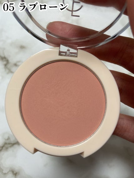 ベアブラッシャー パフ付き/フォレンコス/パウダーチークを使ったクチコミ(5枚目)