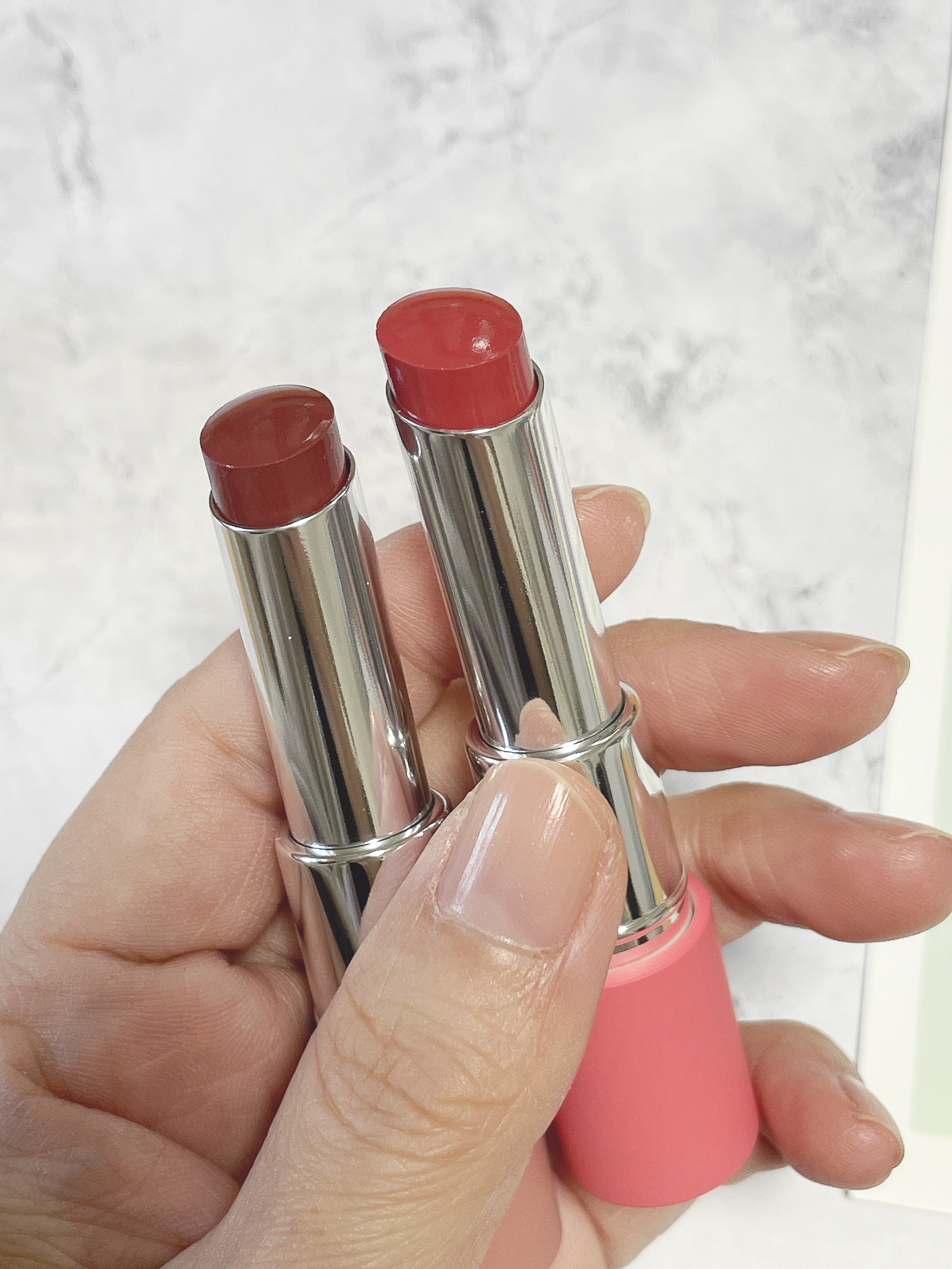 ノーウェアリップスティック バーミンググロー/espoir/口紅を使ったクチコミ（2枚目）