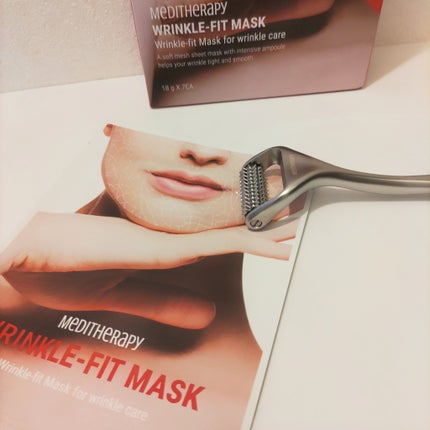 リンクルフィットマスク+ニードルローラー/MEDITHERAPY/美顔器・マッサージを使ったクチコミ(2枚目)