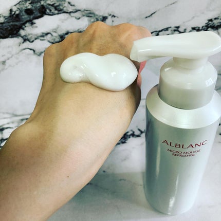 マイクロムース リフレッシャー/ALBLANC/泡洗顔を使ったクチコミ(4枚目)