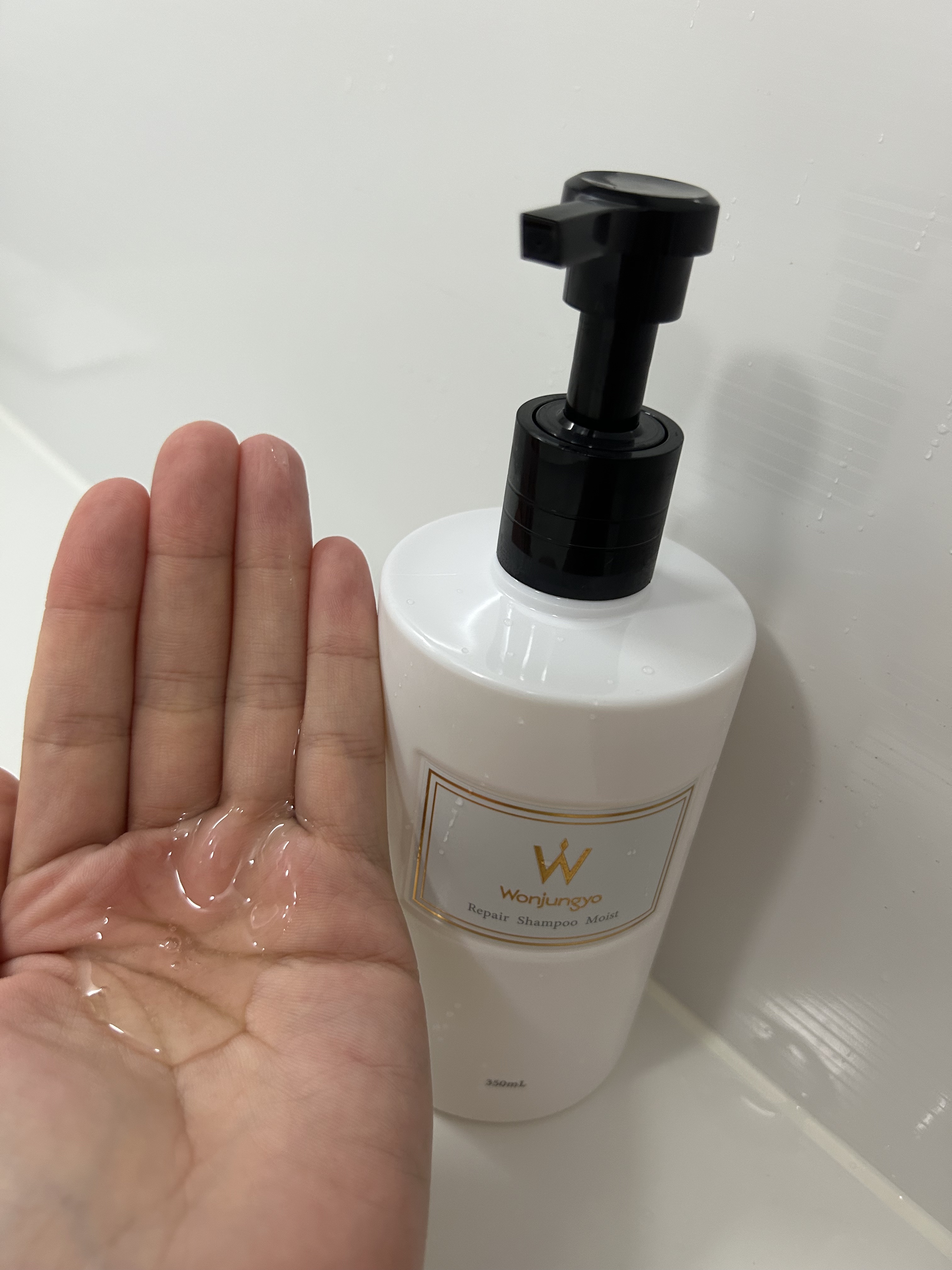 ウォンジョンヨ リペアシャンプー モイスト／リペアトリートメント モイスト/Wonjungyo/市販シャンプーを使ったクチコミ（2枚目）