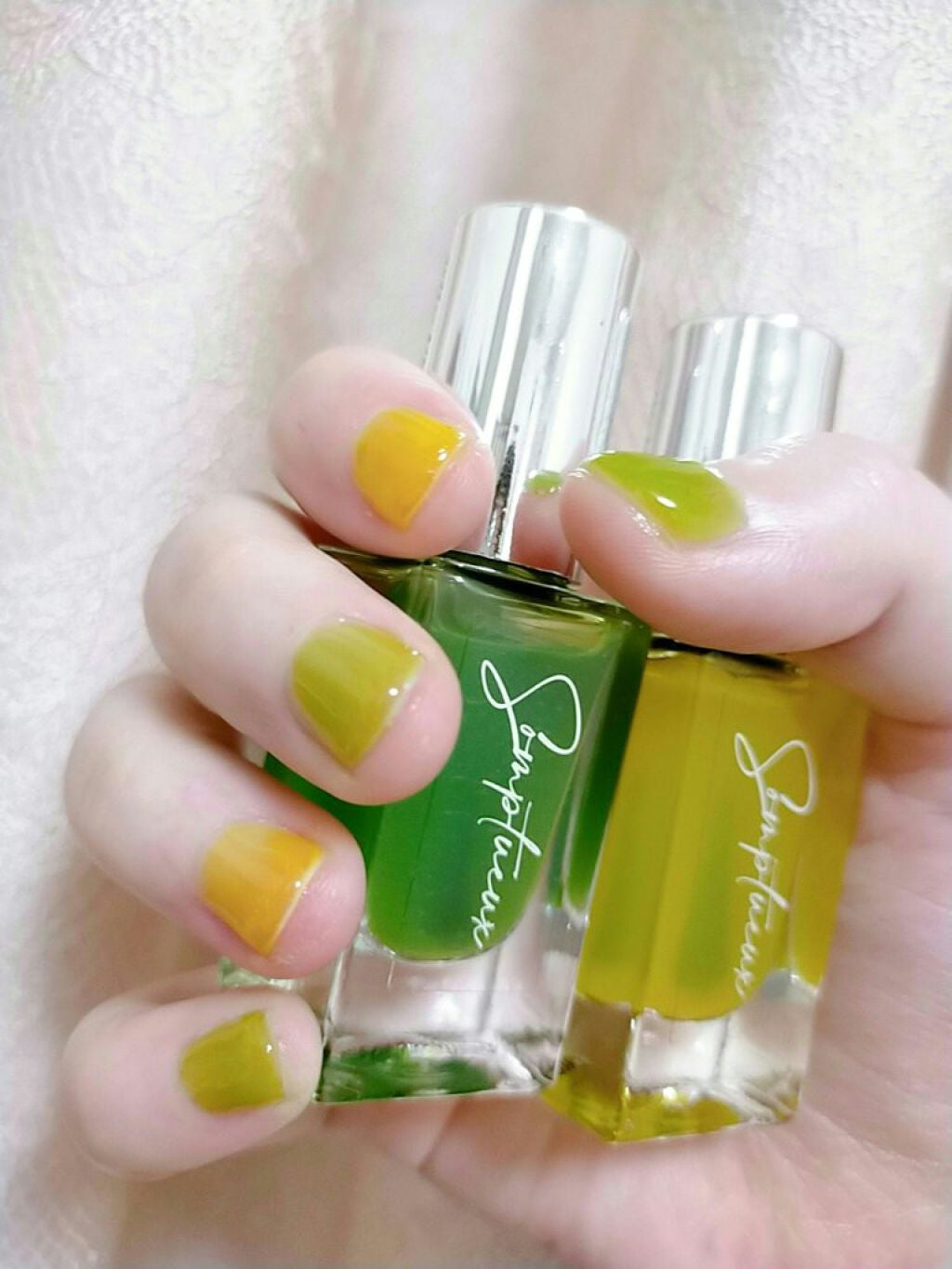 Somptueux(ソンプチュー) ネイルポリッシュ/DAISO/マニキュアを使ったクチコミ(1枚目)