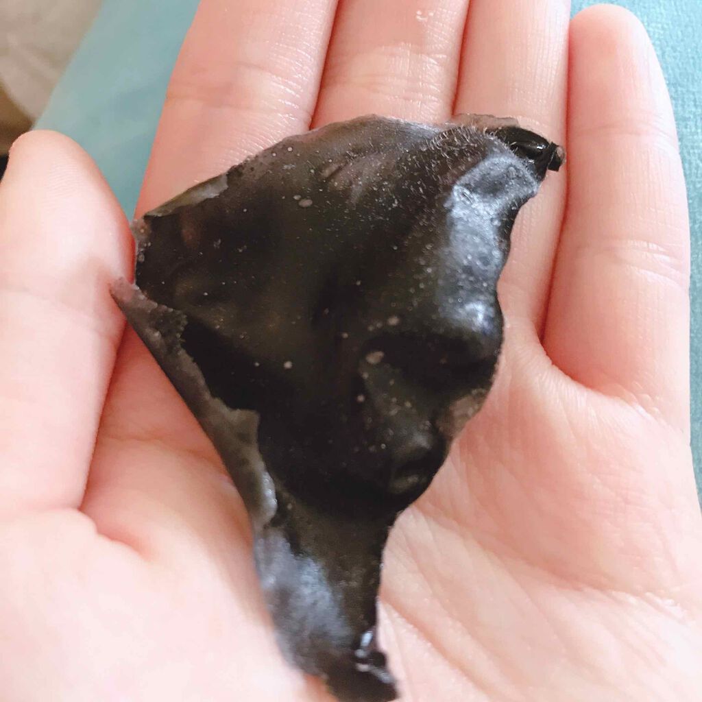 炭・鼻の毛穴ジェルパック/DAISO/シートマスク・パックを使ったクチコミ（2枚目）