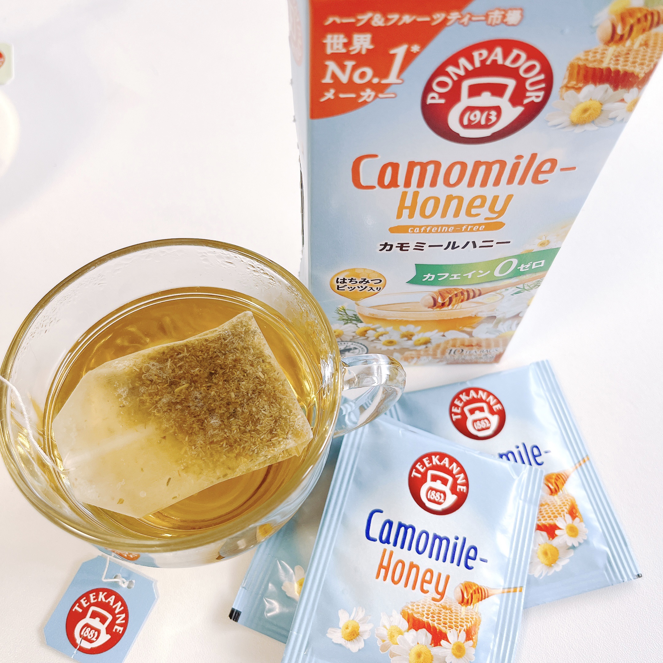 カモミールハニー/ポンパドール/その他ドリンクを使ったクチコミ（1枚目）