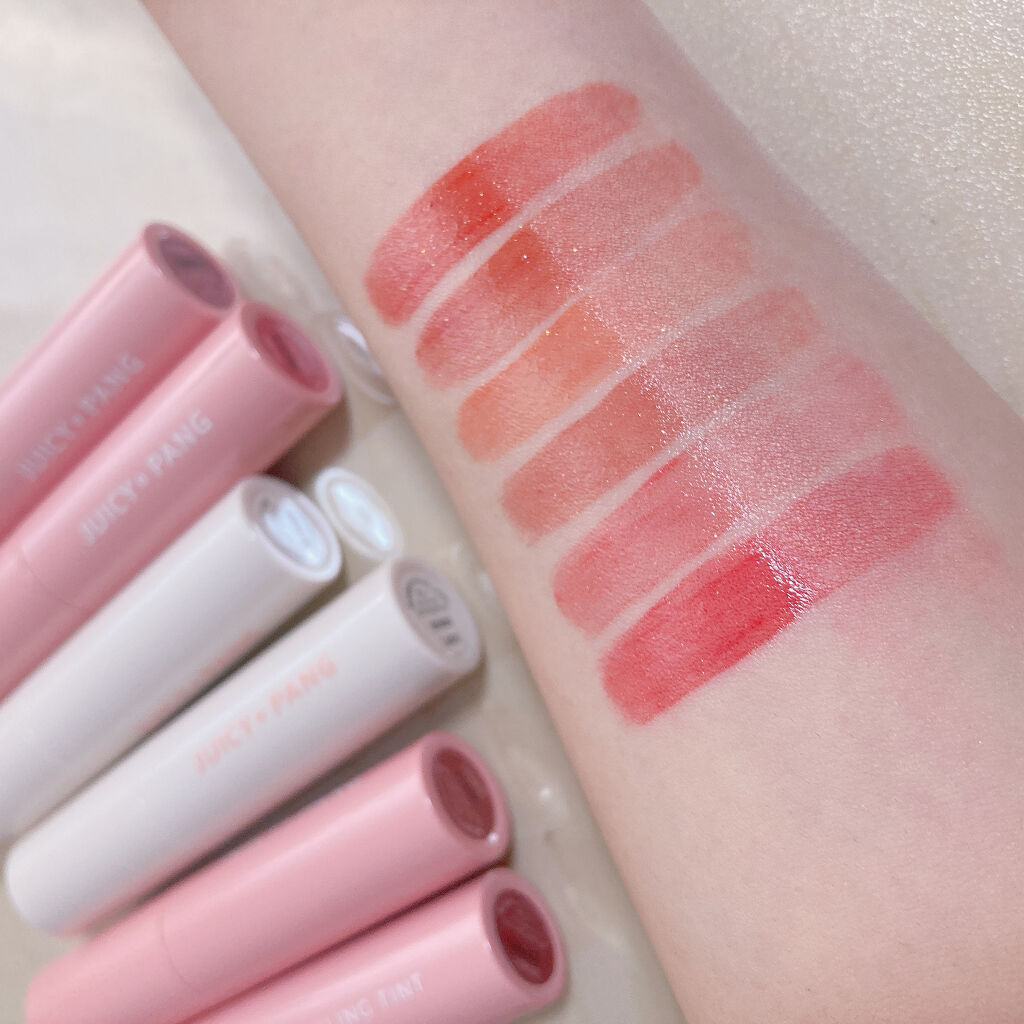 アピュー ジューシーパン スパークリングティント/A’pieu/口紅を使ったクチコミ（3枚目）