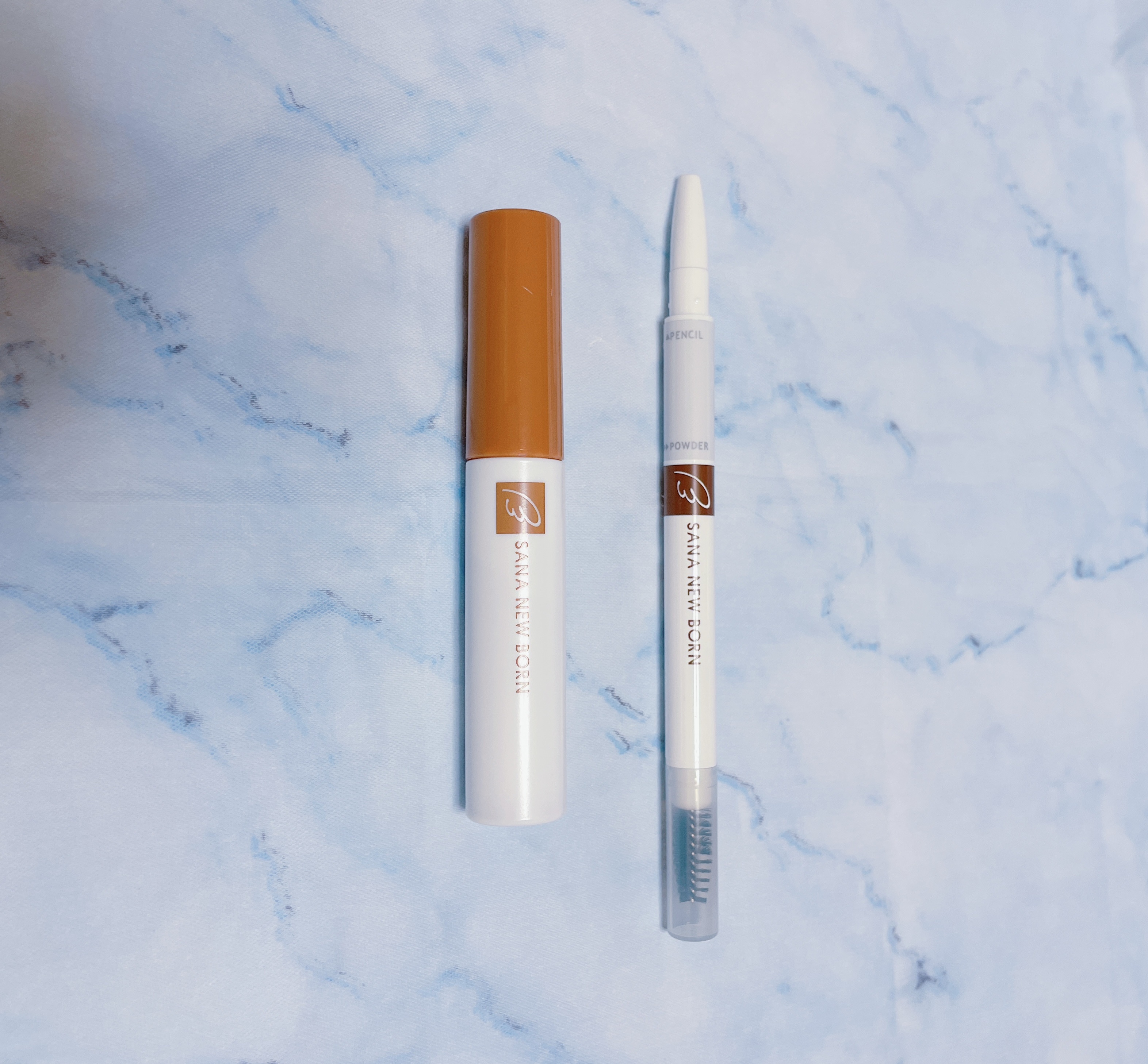 サナ ニューボーン カラーリングブロウマスカラ 01 ナチュラルブラウン/サナ ニューボーン/マスカラを使ったクチコミ（2枚目）