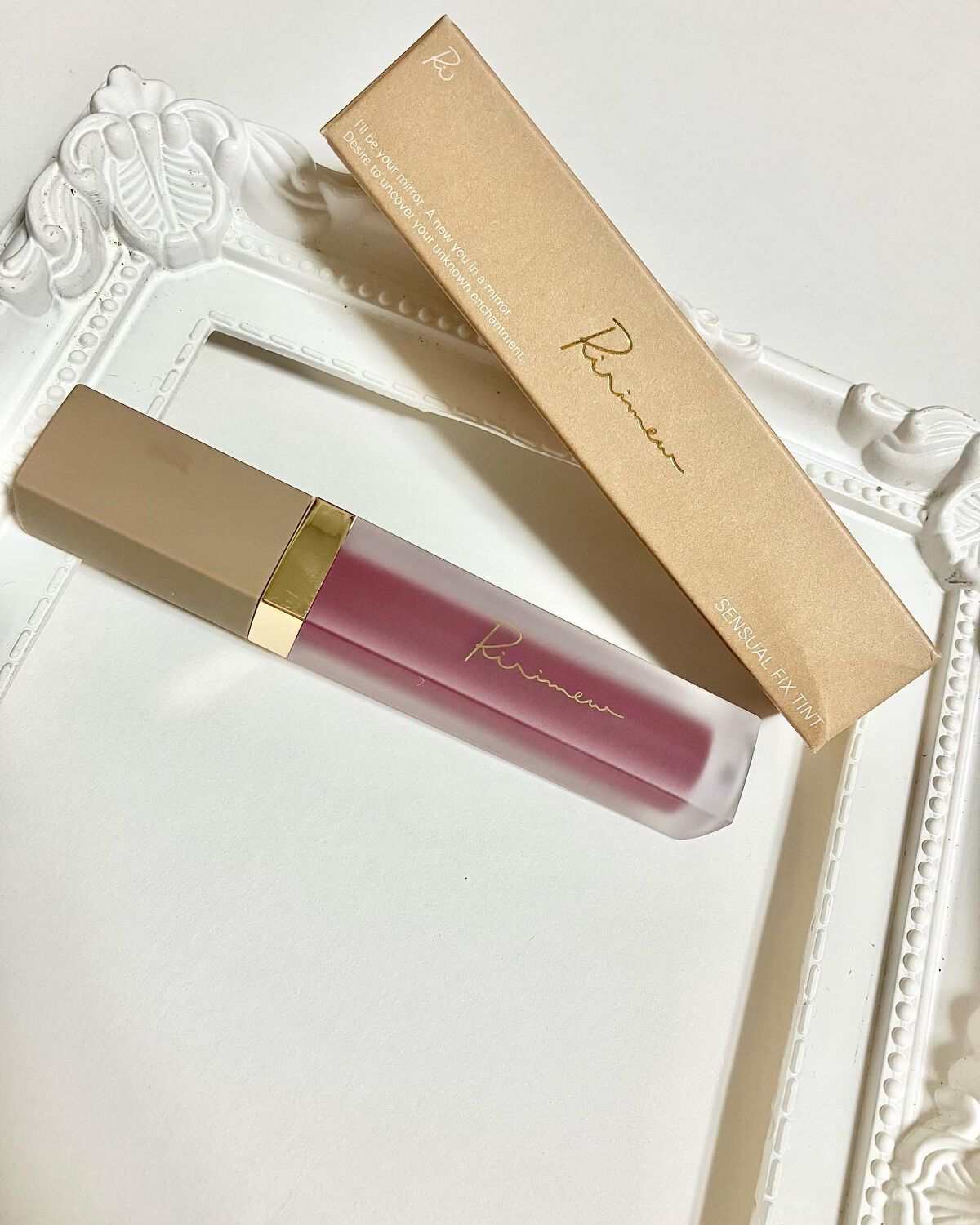 センシュアルフィックスティント/Ririmew/リップティントを使ったクチコミ（3枚目）