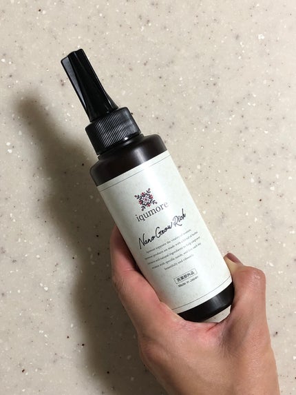 ナノグロウリッチ/iqumore/頭皮ローションを使ったクチコミ(1枚目)