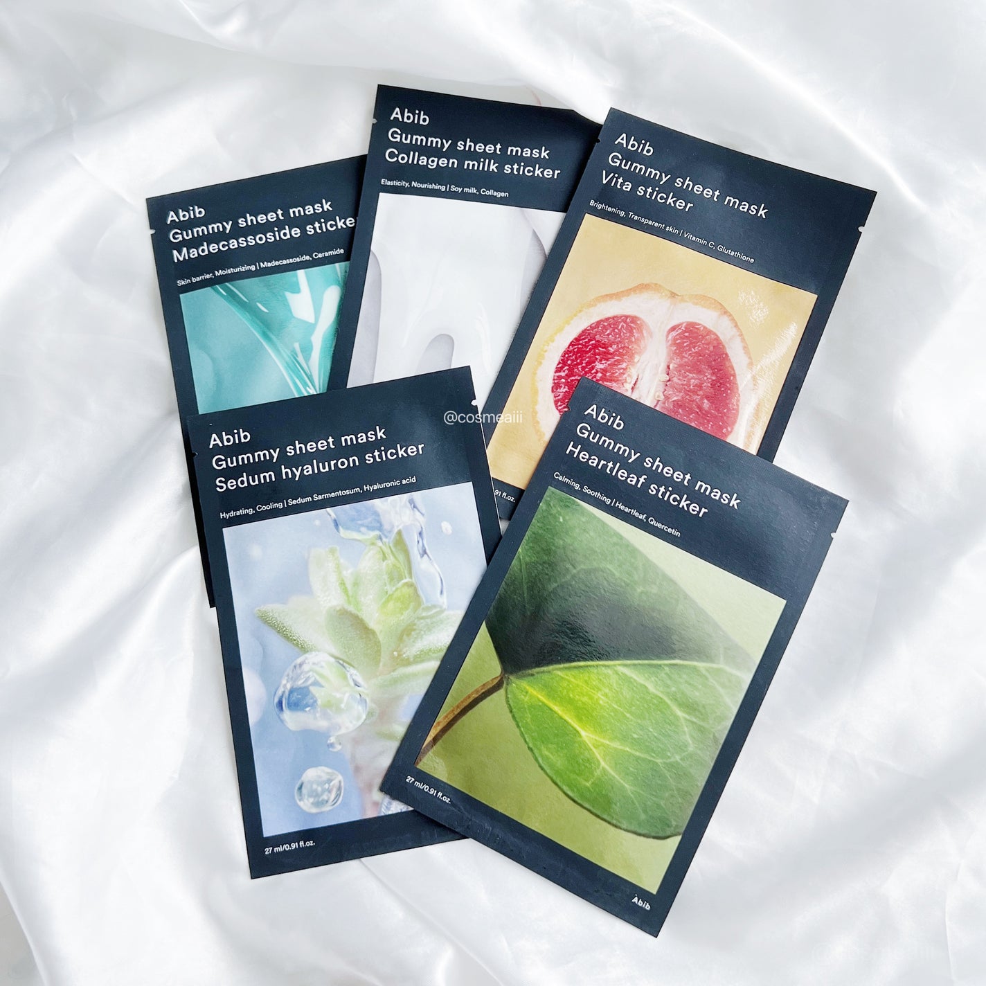 ガムシートマスク コラーゲン※10ミルク※11ステッカー/Abib /シートマスク・パックを使ったクチコミ(2枚目)