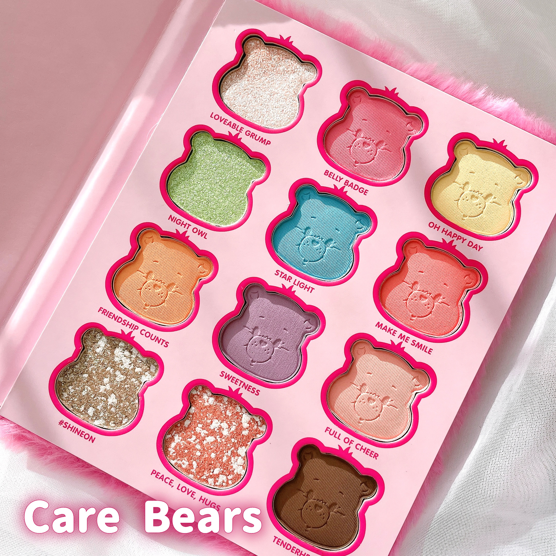 SHEGLAM Share Your Care Paletteのクチコミ「12色のケアベアが可愛すぎるアイシャドウパレット🌈🐻‍❄😍

SHEGLAMのShare Yo.....」（1枚目）