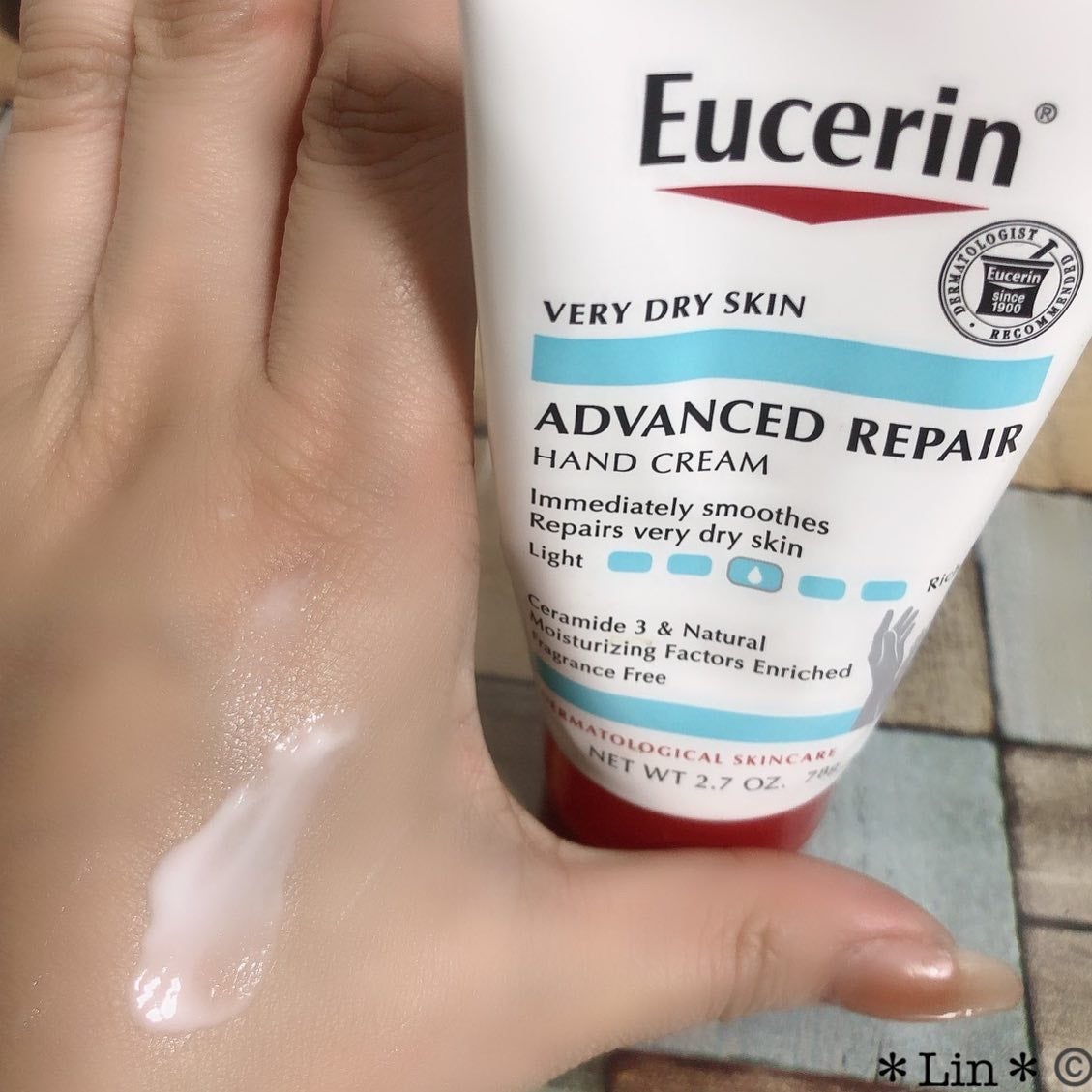 アドバンスドリペアバンドクリーム/Eucerin/ハンドクリームを使ったクチコミ(2枚目)