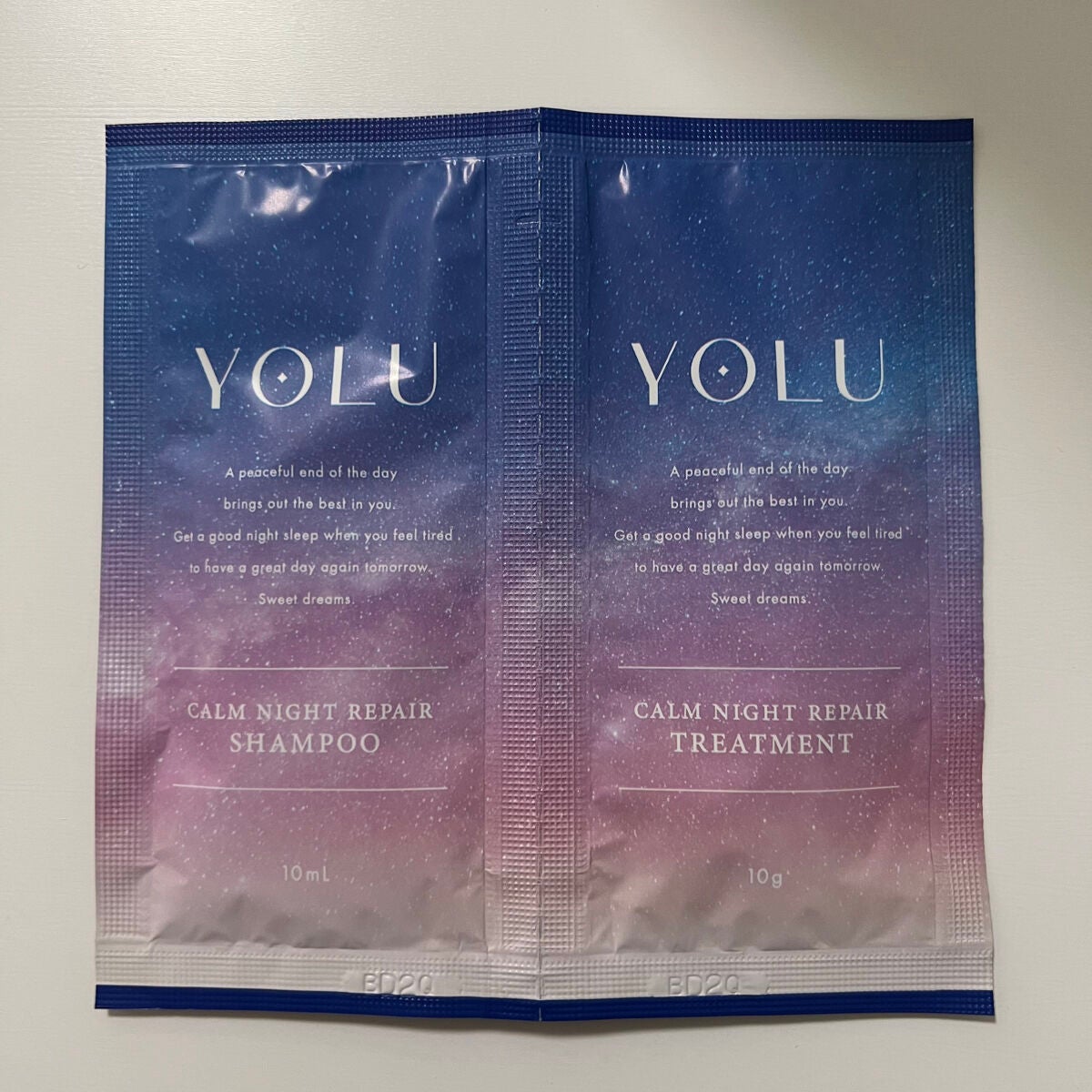 カームナイトリペアシャンプー/トリートメント/YOLU/市販シャンプーを使ったクチコミ(1枚目)