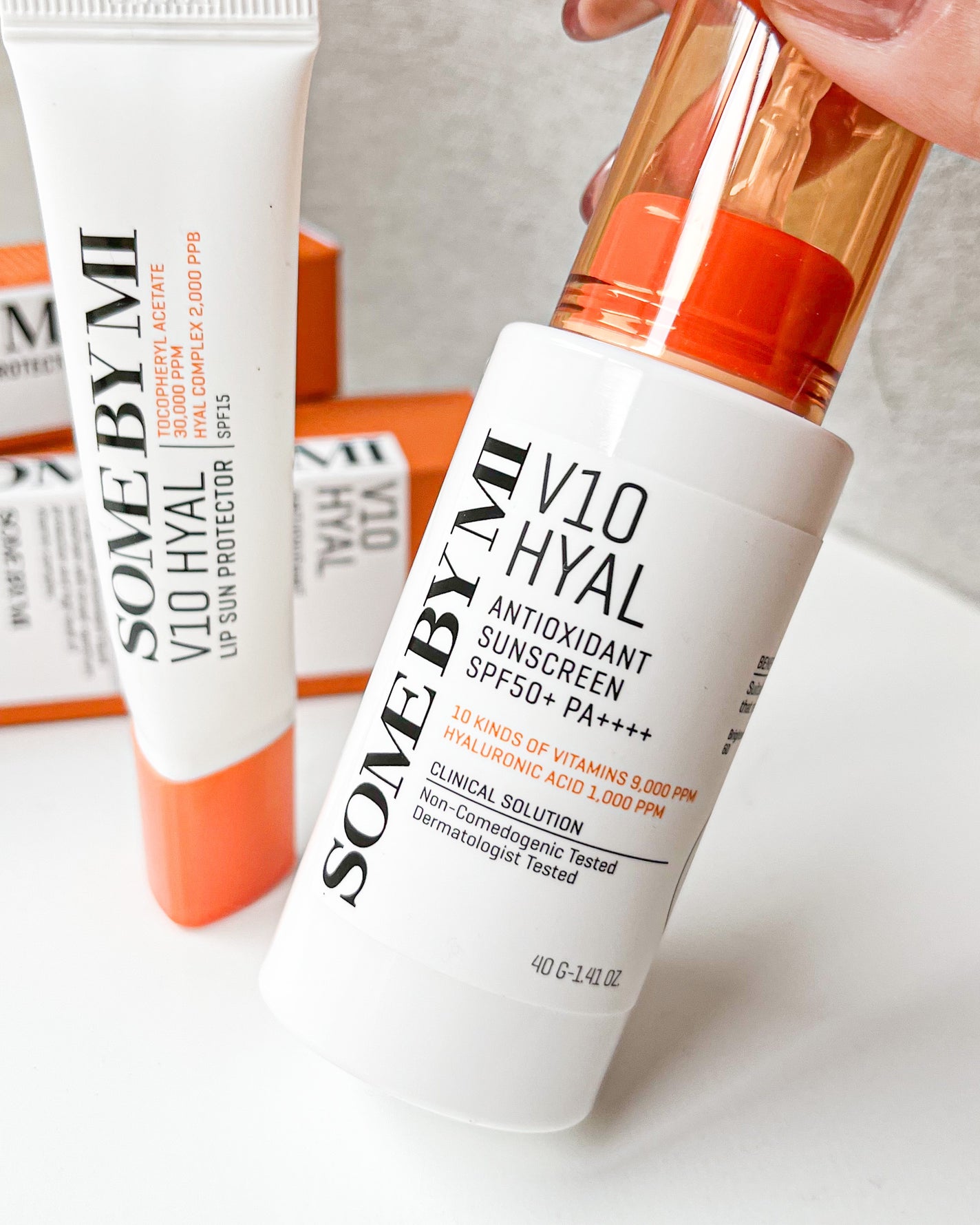 V10 ヒアル ハイドラ カプセル サンスクリーン/SOME BY MI/日焼け止めクリームを使ったクチコミ(5枚目)