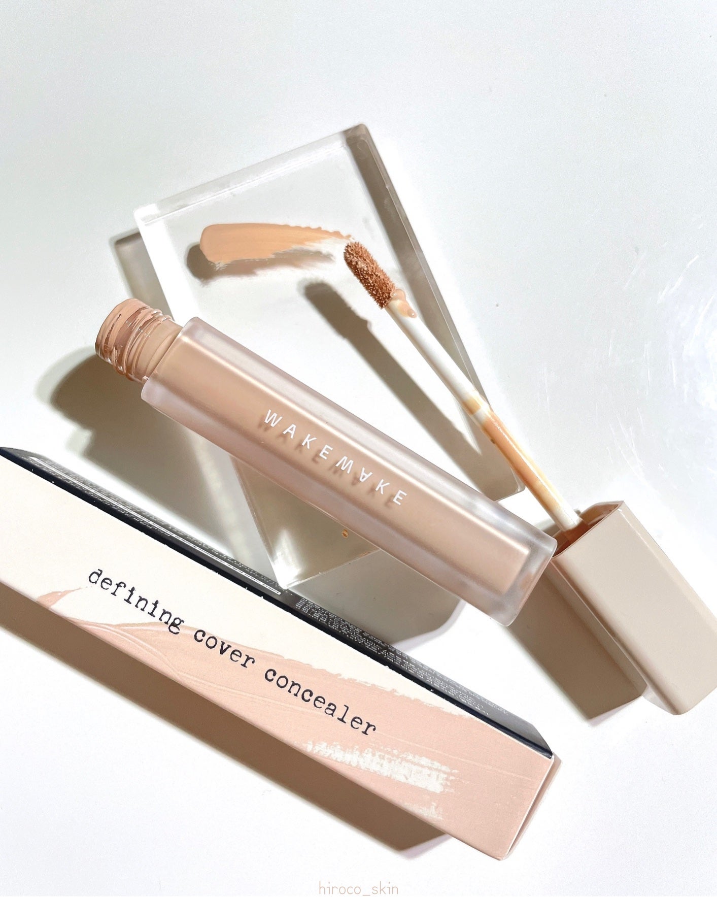 ディファイニングカバーコンシーラー/wakemake/リキッドコンシーラーを使ったクチコミ(2枚目)