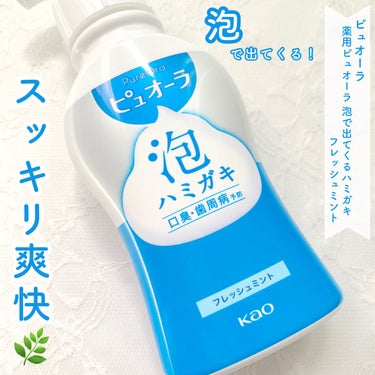 薬用ピュオーラ 泡で出てくるハミガキ/ピュオーラ/歯磨き粉を使ったクチコミ（1枚目）