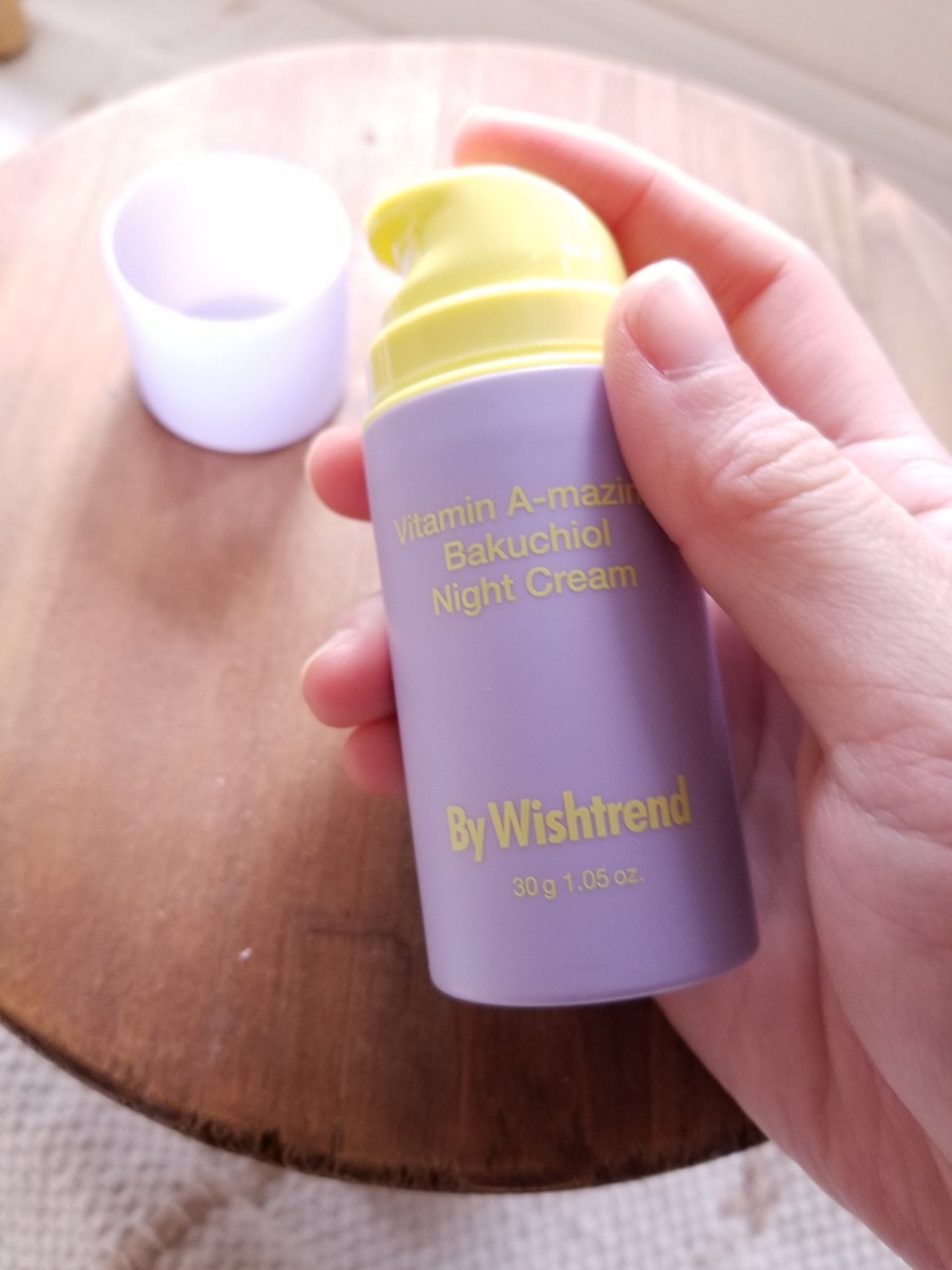 ビタミンA-mazingバクチオールナイトクリーム/By Wishtrend/フェイスクリームを使ったクチコミ(2枚目)