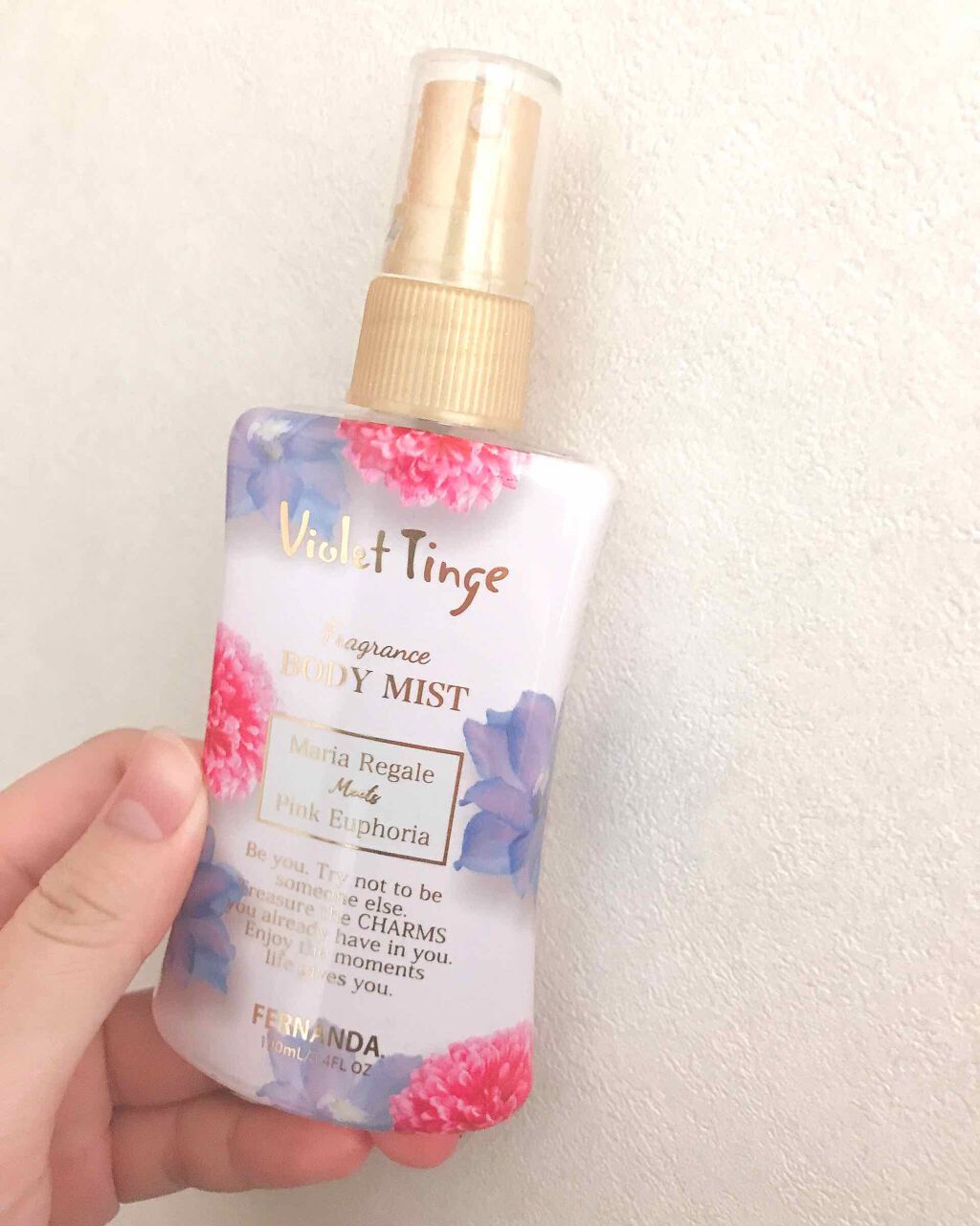 フレグランス ボディミスト バイオレットティンジ/フェルナンダ/香水(レディース)を使ったクチコミ(1枚目)
