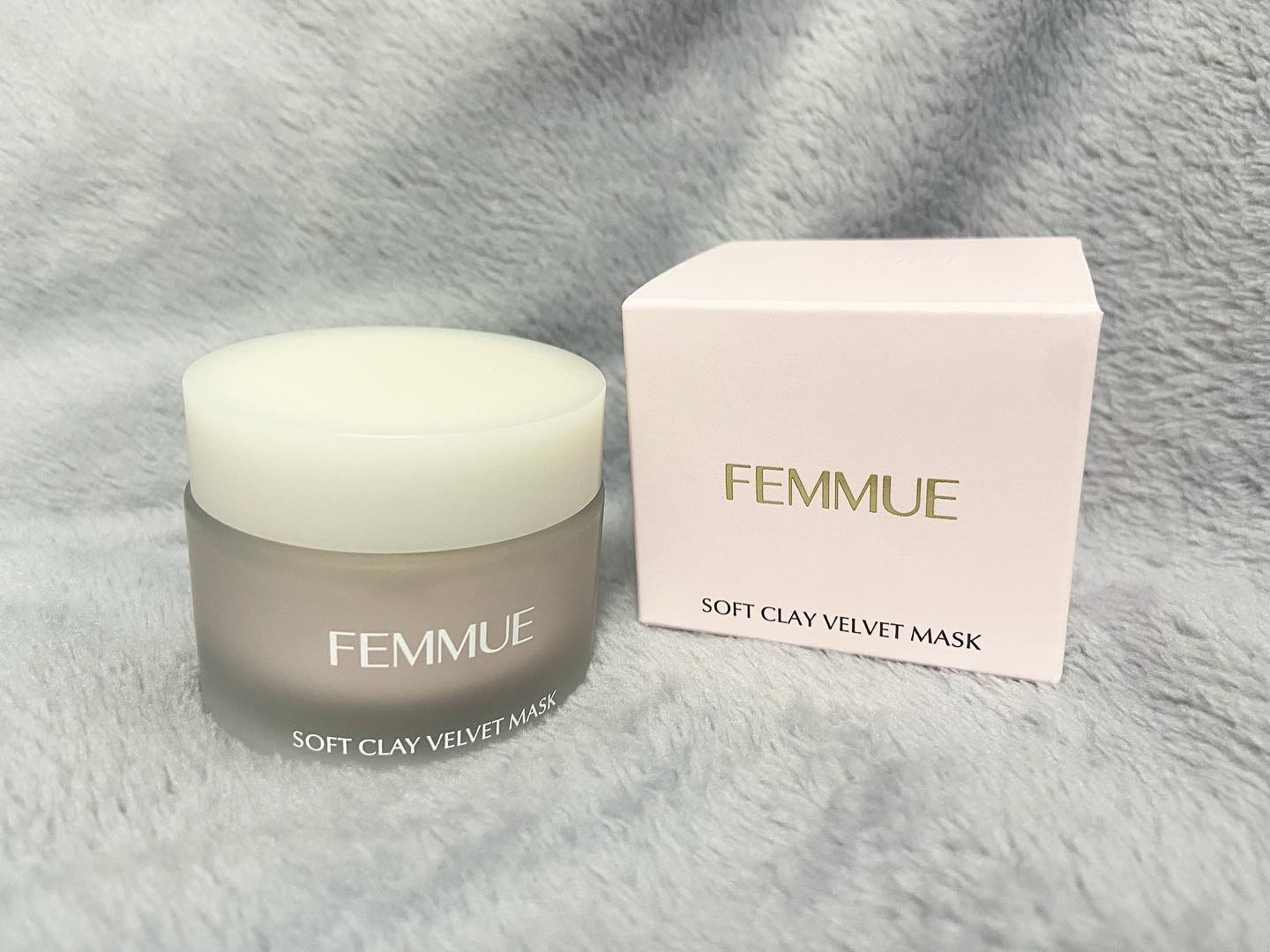 ソフトクレイ ベルベットマスク/FEMMUE/洗い流すパック・マスクを使ったクチコミ（1枚目）