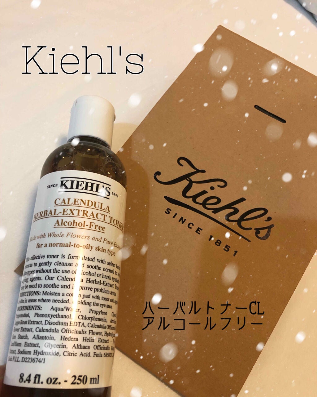 キールズ ハーバル トナー CL アルコールフリー/Kiehl's/化粧水を使ったクチコミ(1枚目)