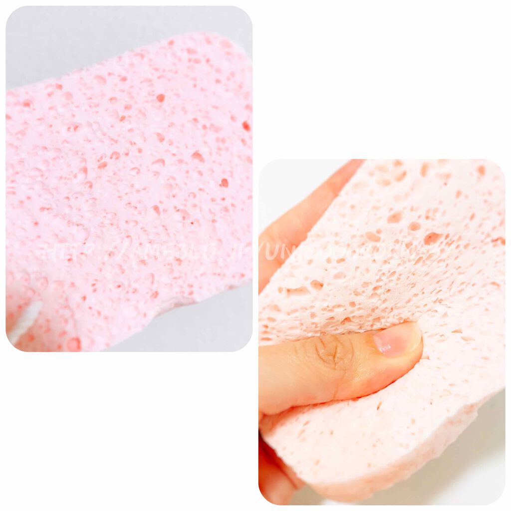優しく洗う洗顔パフ/DAISO/その他スキンケアグッズを使ったクチコミ(3枚目)