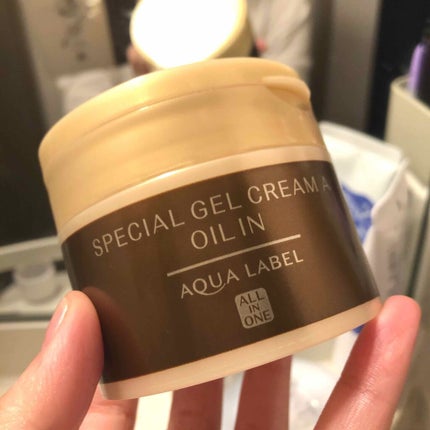 スペシャルジェルクリーム(オイルイン)/アクアレーベル/オールインワン化粧品を使ったクチコミ(1枚目)