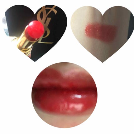 ルージュ ヴォリュプテ シャイン/YVES SAINT LAURENT BEAUTE/口紅を使ったクチコミ(3枚目)