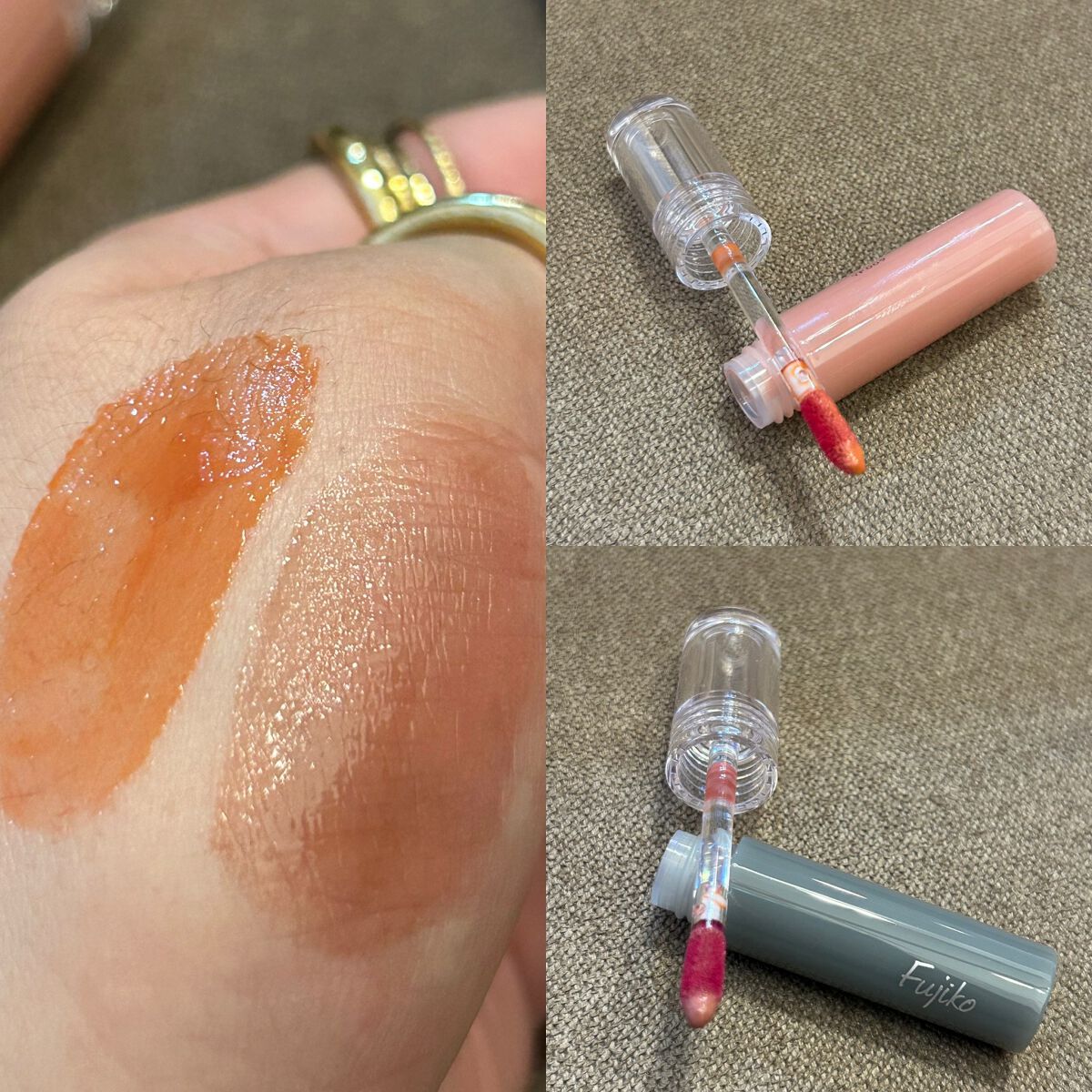 ニュアンスラップティント/Fujiko/リップティントを使ったクチコミ（3枚目）