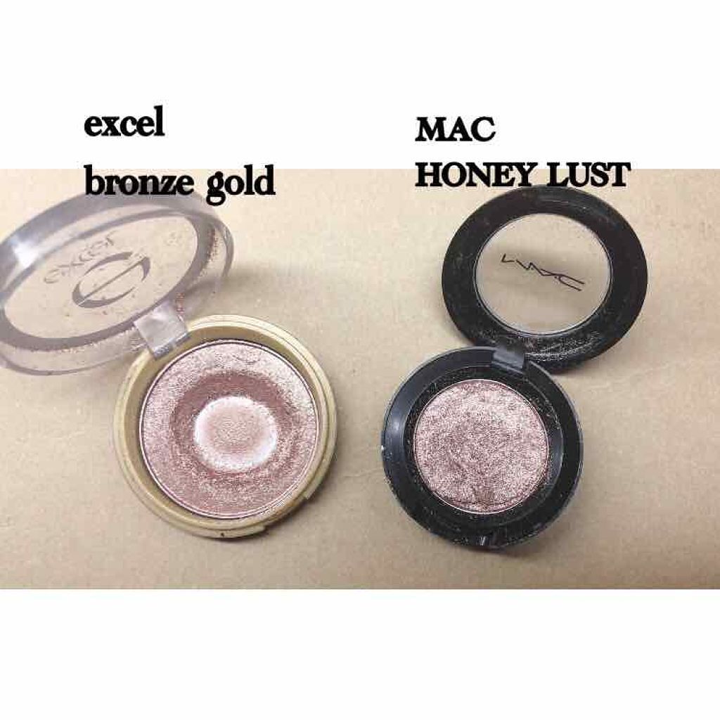 シャイニーシャドウ N/excel/単色アイシャドウを使ったクチコミ(2枚目)