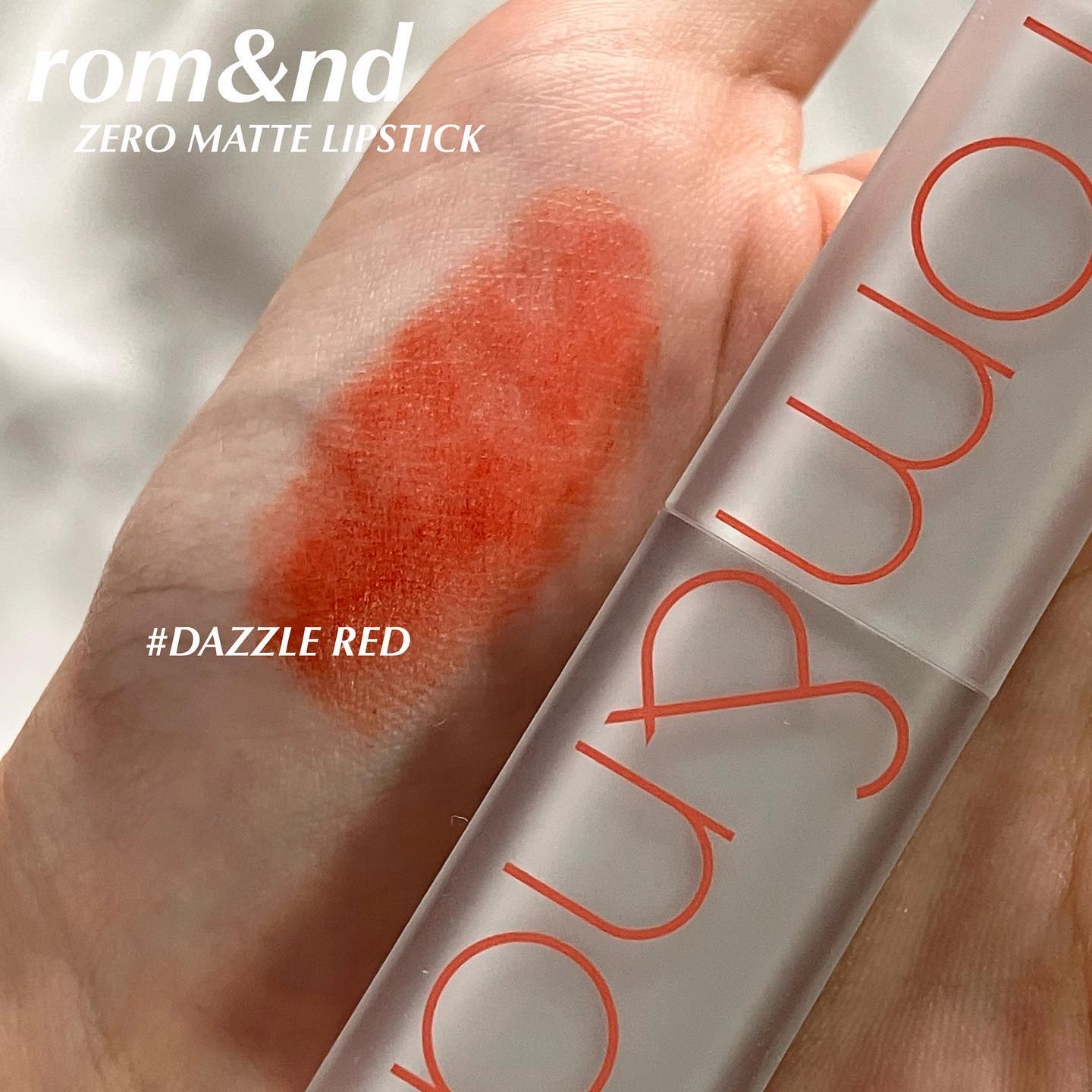 ゼロマットリップスティック/rom&nd/口紅を使ったクチコミ（2枚目）