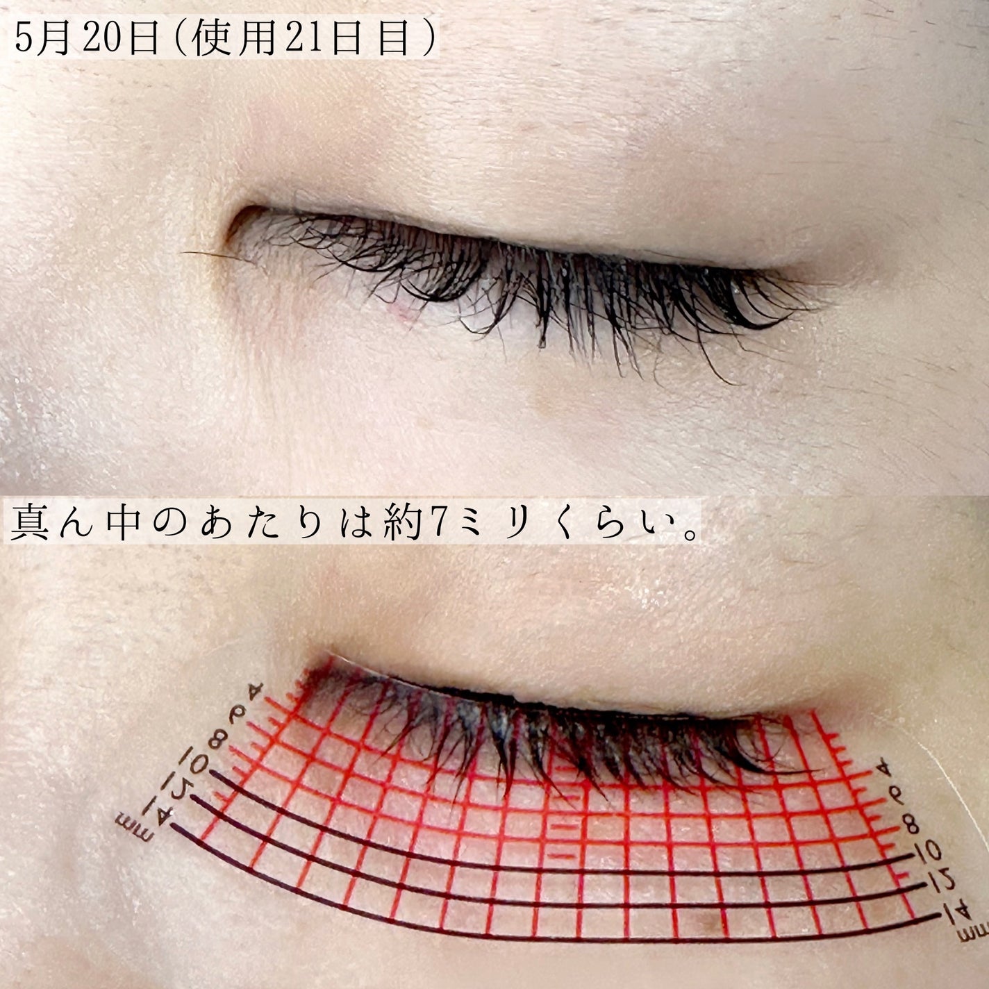 アイラッシュセラム100EX/COSNORI/まつげ美容液を使ったクチコミ(4枚目)