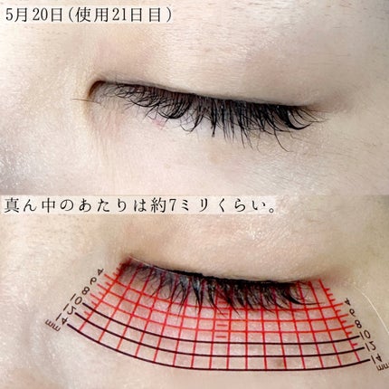 アイラッシュセラム100EX/COSNORI/まつげ美容液を使ったクチコミ(4枚目)
