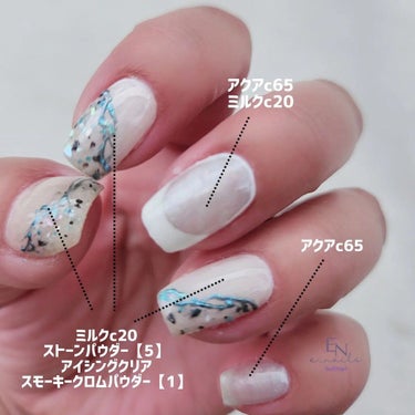 e_nails//フォロバ◎//ネイルとコスメ好きママ on LIPS 「─Summernail.Design─こんにちは💓今回の@pe..」（2枚目）