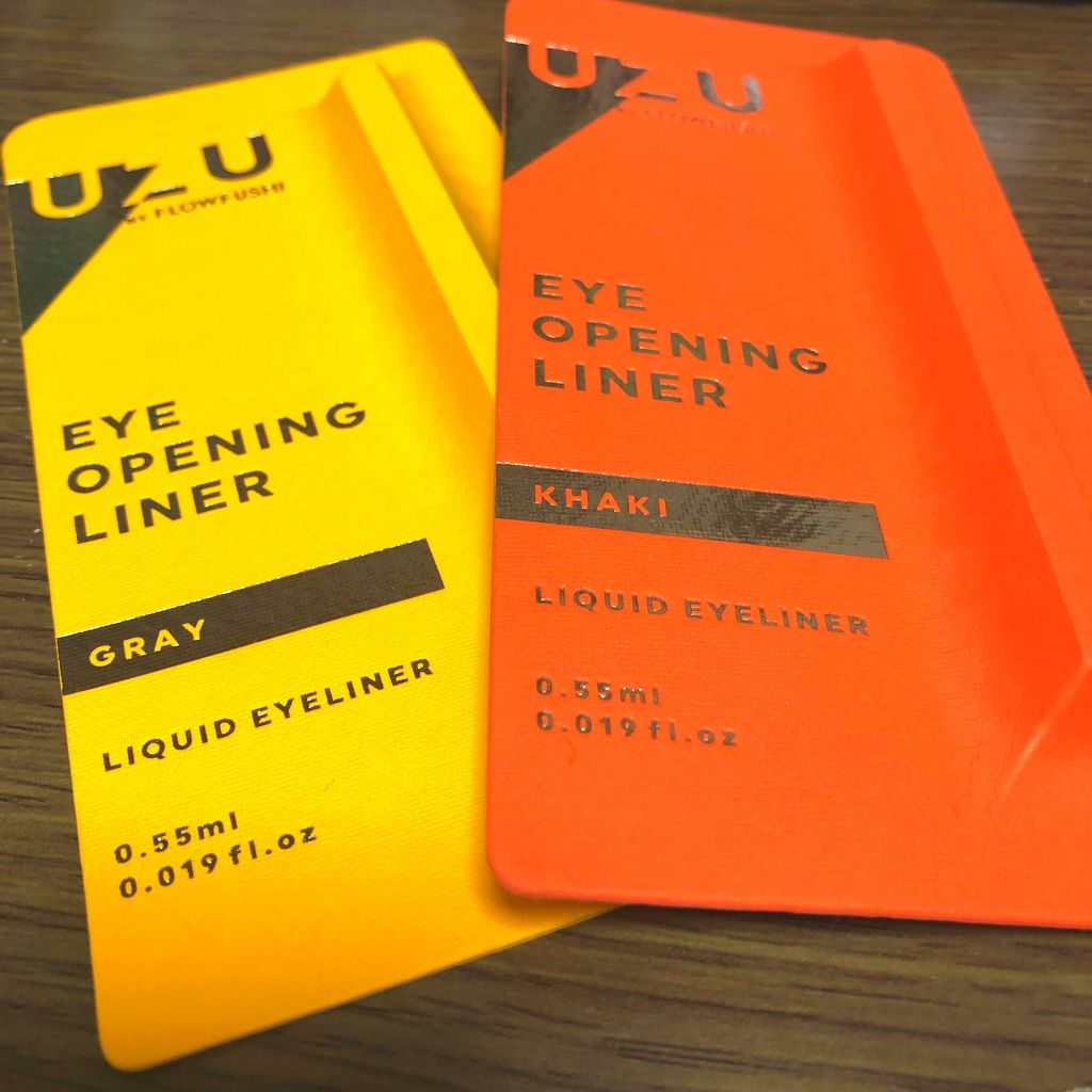 EYE OPENING LINER/UZU BY FLOWFUSHI/リキッドアイライナーを使ったクチコミ(1枚目)