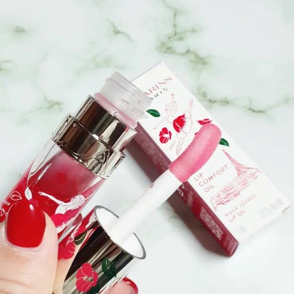 リップコンフォートオイル/CLARINS/リップグロスを使ったクチコミ(2枚目)