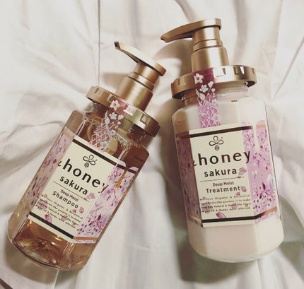 サクラ ディープモイスト シャンプー1.0/ヘアトリートメント2.0/&honey/シャンプー・コンディショナーを使ったクチコミ(1枚目)