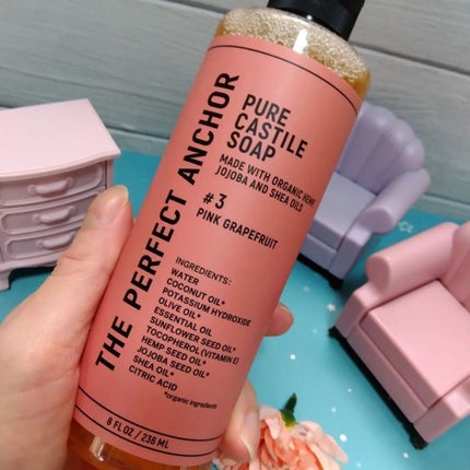 ザ・パーフェクトアンカー ピンクグレープフルーツ #3/THE PERFECT ANCHOR/ボディソープを使ったクチコミ(3枚目)