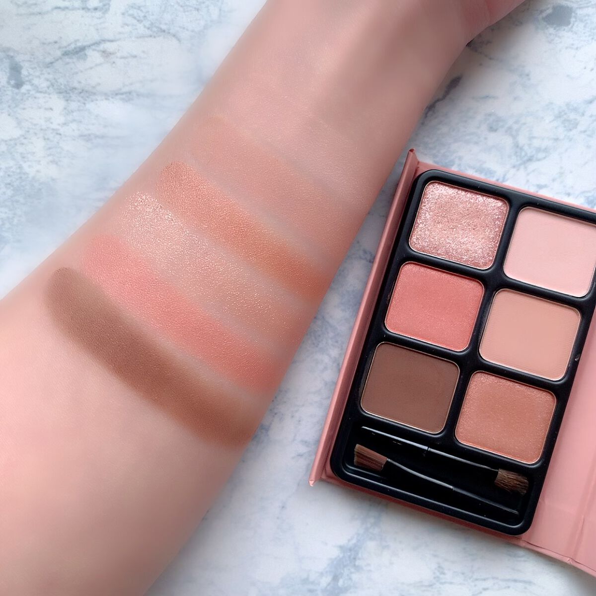 アイカラーパレット/heme/アイシャドウパレットを使ったクチコミ(4枚目)