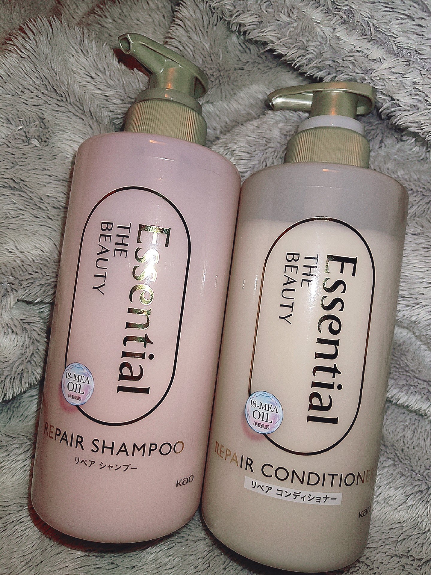 ザビューティ リペアシャンプー・コンディショナー/エッセンシャル/市販シャンプーを使ったクチコミ（1枚目）