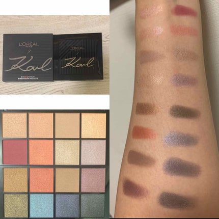カール ラガーフェルド アイシャドウパレット/ロレアル パリ/アイシャドウパレットを使ったクチコミ(1枚目)