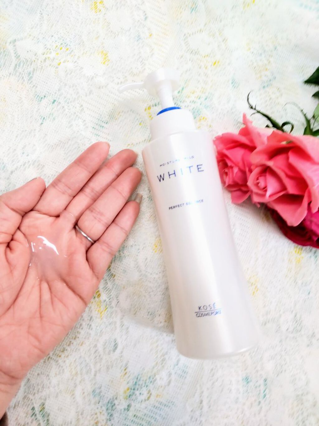 モイスチュアマイルドホワイト パーフェクトエッセンス/モイスチュアマイルド ホワイト/オールインワン化粧品を使ったクチコミ（3枚目）