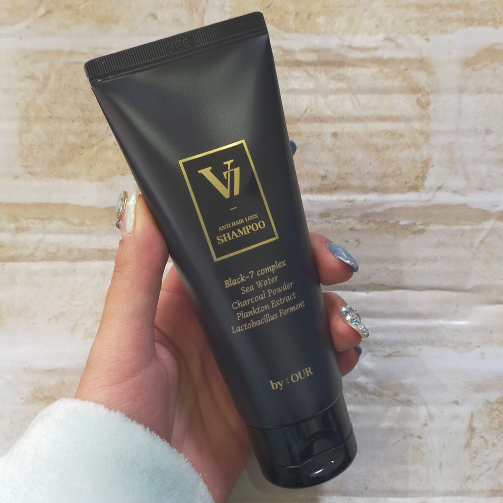 V7 アンチヘアロス シャンプー 100ml/by : OUR/サロンシャンプーを使ったクチコミ（2枚目）