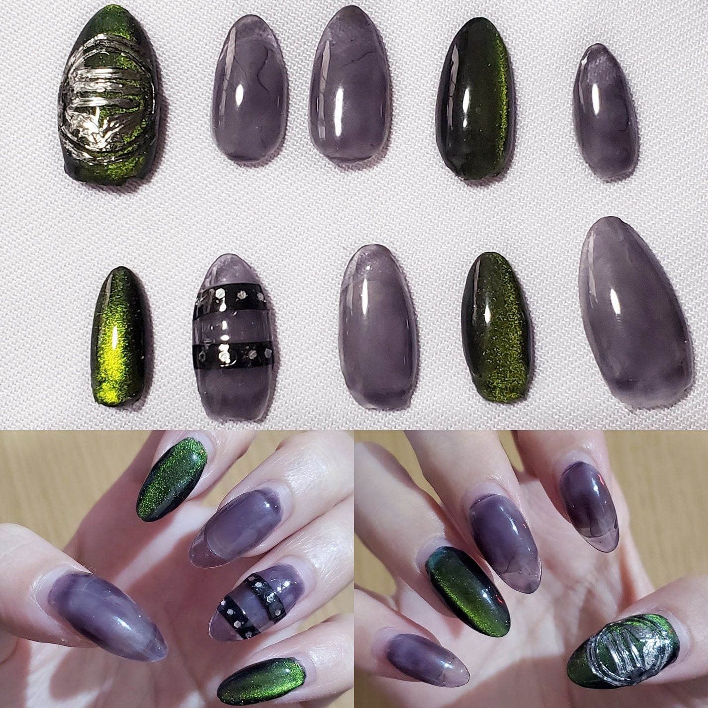 ネイルシール/DAISO/ネイルシールを使ったクチコミ(6枚目)